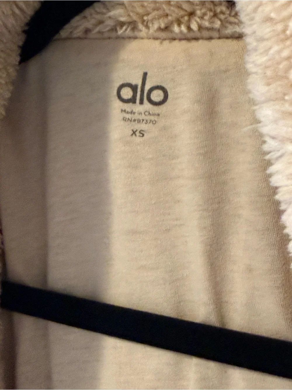 ALO Yoga Foxy Sherpa Long Teddy Coat in Camel